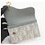 Dior Tarjetero Saddle con solapa para mujer Gris Oblique Jacquard - vista 8