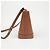Céline Borsa bucket Trioph Small in pelle di vitello liscia Tan - vista 5