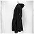 Prada Chaqueta larga de nailon con logotipo triangular - vista 3