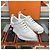 Hermès Sneakers Bouncing da donna in mesh bianco - vista 3