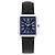 Relógio Casio MTP-B190L-2BVDF de couro preto