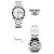 Orologio automatico da uomo Seiko in metallo argento - vista 6