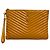 Autre Marque Clutch matelassé Chevron New Medium