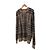 Burberry Herren Strickpullover aus Merinowolle Scribble Nova Check Beige
