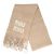Miu Miu Sciarpa in mohair con stampa logo Beige