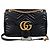 Gucci Borsa a tracolla Matelassé con catena Nera