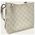 Gucci Picca borsa secchiello GG Emblem Beige White - vista 3