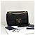 Prada Borsa a tracolla con patta e catena in Saffiano Nero - vista 3