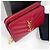 Autre Marque Cartera Compacta con Cremallera Monogram Roja - vista 7