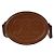 Céline Borsa a tracolla e spalla Triomphe Cuire Oval Pulse in pelle Tan