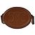 Céline Borsa a tracolla e spalla Triomphe Cuire Oval Pulse in pelle Tan - vista 2