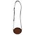 Céline Borsa a tracolla e spalla Triomphe Cuire Oval Pulse in pelle Tan - vista 4