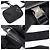Prada Borsa a tracolla e crossbody in Re-Nylon e Tessuto Saffiano nera con logo triangolare - vista 6