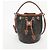 Céline Borsa Tine Clara Triumph in tela e vitello Tan - vista 2
