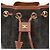 Céline Borsa Tine Clara Triumph in tela e vitello Tan - vista 3