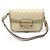 Gucci Supreme Canvas Beige Leather Horsebit Medium Schultertasche