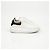 Alexander Mcqueen Sneakers Oversole White Black Tab - vista 2