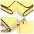 Tory Burch Borsa a spalla in pelle martellata gialla con catena - vista 6