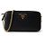 Prada Borsa a tracolla Saffiano con doppia zip e catena - vista 10