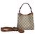 Gucci Borsa a secchiello mini GG Emblem