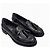 Tod's Mocassini in vernice con nappe e frange Nero - vista 11