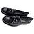 Tod's Mocassini in vernice con nappe e frange Nero - vista 14