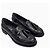 Tod's Mocassini in vernice con nappe e frange Nero - vista 2