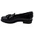 Tod's Mocassini in vernice con nappe e frange Nero - vista 4