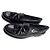 Tod's Mocassini in vernice con nappe e frange Nero - vista 5