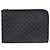 Louis Vuitton Pochette Jour GM Damier Graphite Canvas Clutch