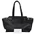 Salvatore Ferragamo Borsa a tracolla Gancini Bulb in pelle nera Argento