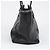 Salvatore Ferragamo Borsa a tracolla Gancini Bulb in pelle nera Argento - vista 11