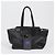 Salvatore Ferragamo Borsa a tracolla Gancini Bulb in pelle nera Argento - vista 19