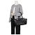 Salvatore Ferragamo Borsa a tracolla Gancini Bulb in pelle nera Argento - vista 20
