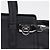 Salvatore Ferragamo Borsa a tracolla Gancini Bulb in pelle nera Argento - vista 3