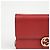 Gucci Mini bolso cadena y cartera de piel Interlocking Rojo - vista 3