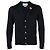 Thom Browne Three Stripes Stitch Wool Cardigan NAVY