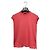 Loro Piana Ärmelloses Strickoberteil Rot-Orange für Damen