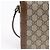 Gucci Borsa a tracolla mini Horsebit GG in canvas brown - vista 5