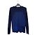 Pull en maille bleu marine Kiton