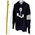 Thom Browne Anchor Icon Oversized Crewneck Strickpullover Navy