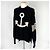 Thom Browne Anchor Icon Oversized Crewneck Strickpullover Navy - Ansicht 3