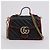 Gucci Mini Top-Handle-Tasche Braun Leder - Ansicht 2