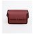 Marni Borsa a tracolla Trunk Medium in pelle Saffiano Ruby Burgundy - vista 2