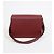 Marni Borsa a tracolla Trunk Medium in pelle Saffiano Ruby Burgundy - vista 3