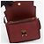 Marni Borsa a tracolla Trunk Medium in pelle Saffiano Ruby Burgundy - vista 7