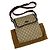 Borsa a tracolla Gucci in PVC marrone - vista 2
