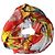 Dolce & Gabbana Foulard quadrato in seta stampata multicolore