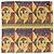Dolce & Gabbana Foulard quadrato stampato in seta multicolore - vista 2