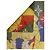 Dolce & Gabbana Foulard quadrato stampato in seta multicolore - vista 3